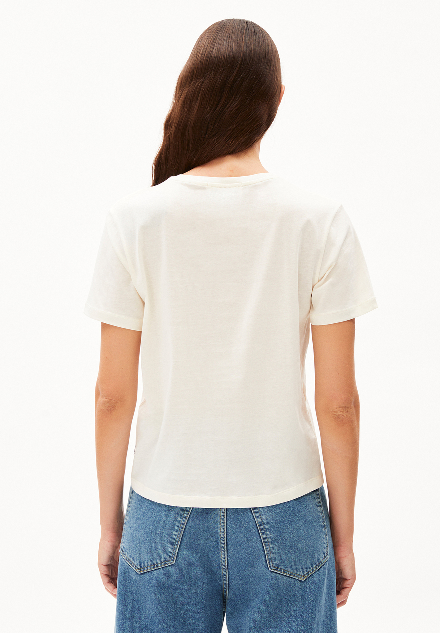 Armedangels MAARLA LITAA T-Shirt Relaxed Fit aus Bio-Baumwolle in oatmilk Armedangels MAARLA LITAA T-Shirt Relaxed Fit aus Bio-Baumwolle in oatmilk