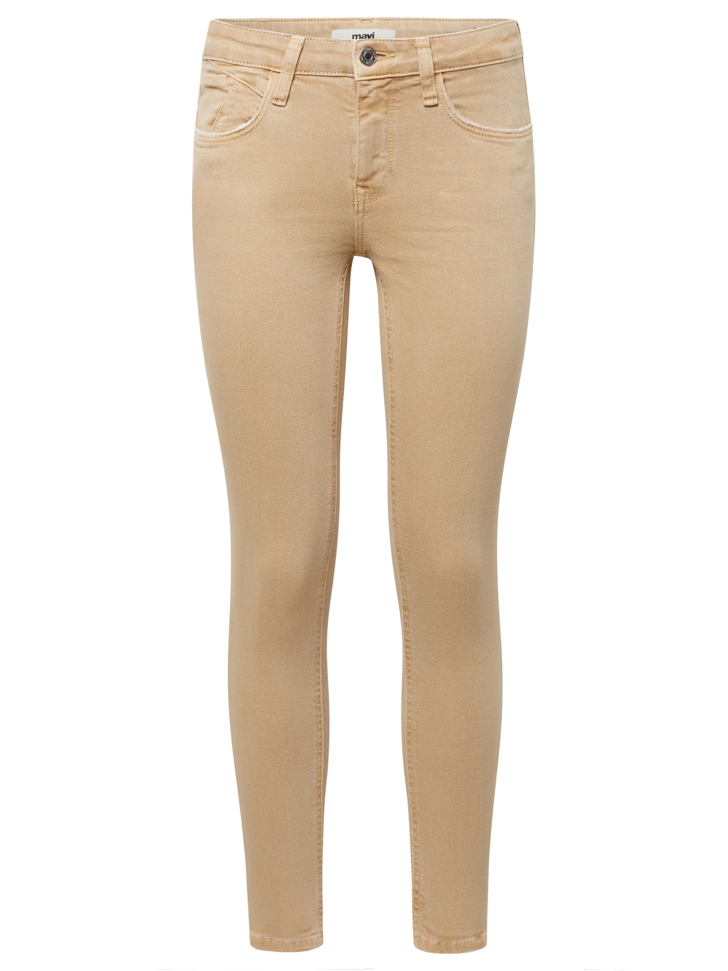 Mavi ADRIANA | Mid-Rise, Super Skinny Jeans in beige