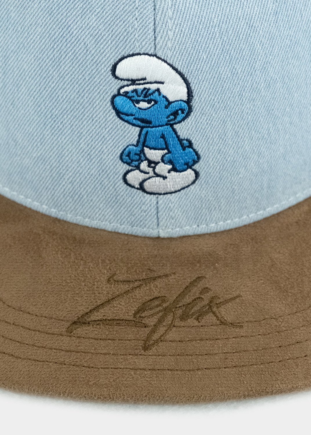 Bavarian Caps Die Schlümpfe Cap "Muffi, Zefix" - hellblau (Snapback) CX158 Bavarian Caps Die Schlümpfe Cap "Muffi, Zefix" - hellblau (Snapback) CX158