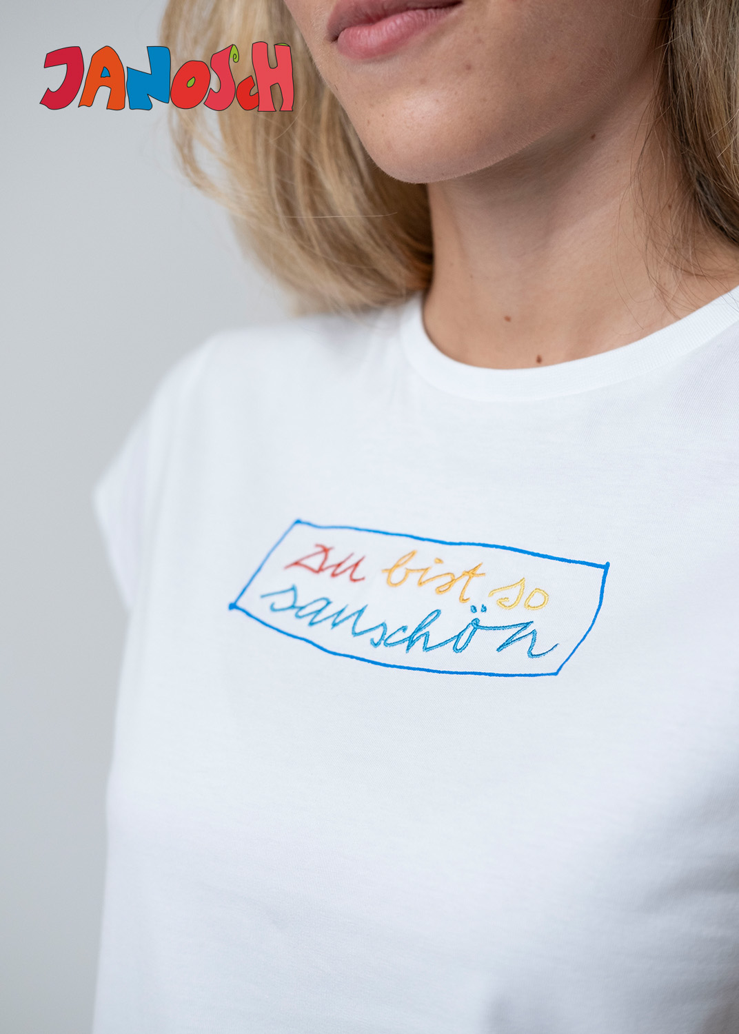 Bavarian Caps T-Shirt "Sauschön" - weiß Janosch Art.Nr.: FT43