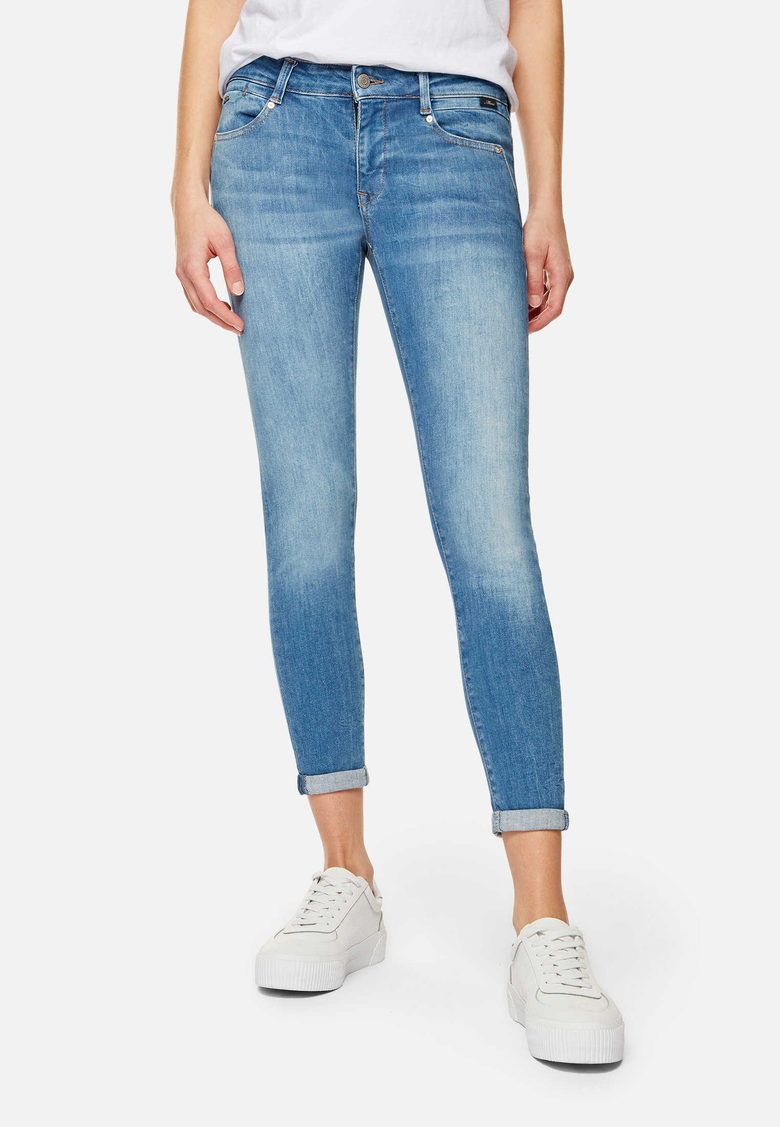 Mavi LEXY | super skinny, crop dark brushed glam Mavi LEXY | super skinny, crop dark brushed glam