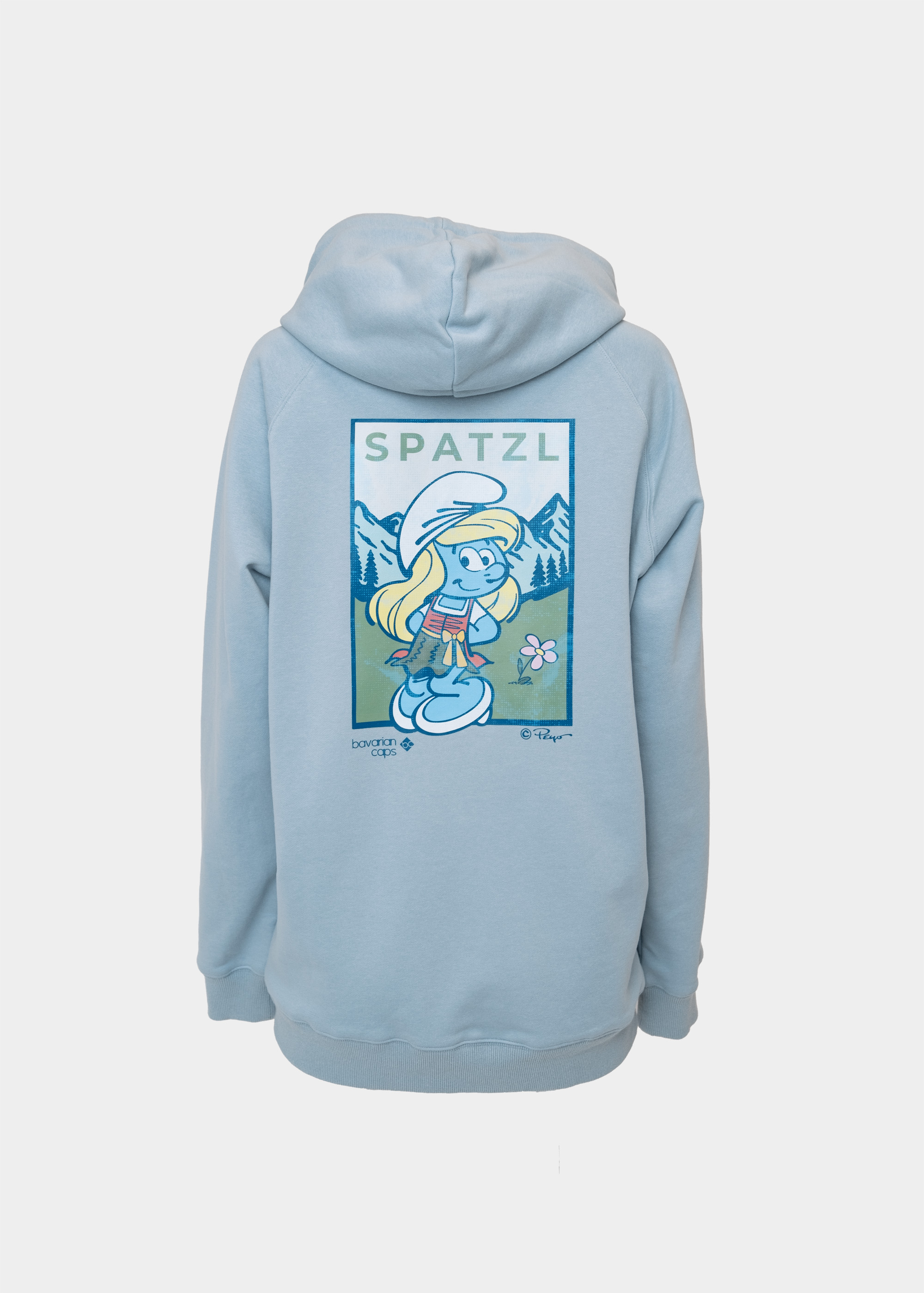 bavarian caps Hoodie "Schlumpfine" - hellblau FS17 bavarian caps Hoodie "Schlumpfine" - hellblau FS17