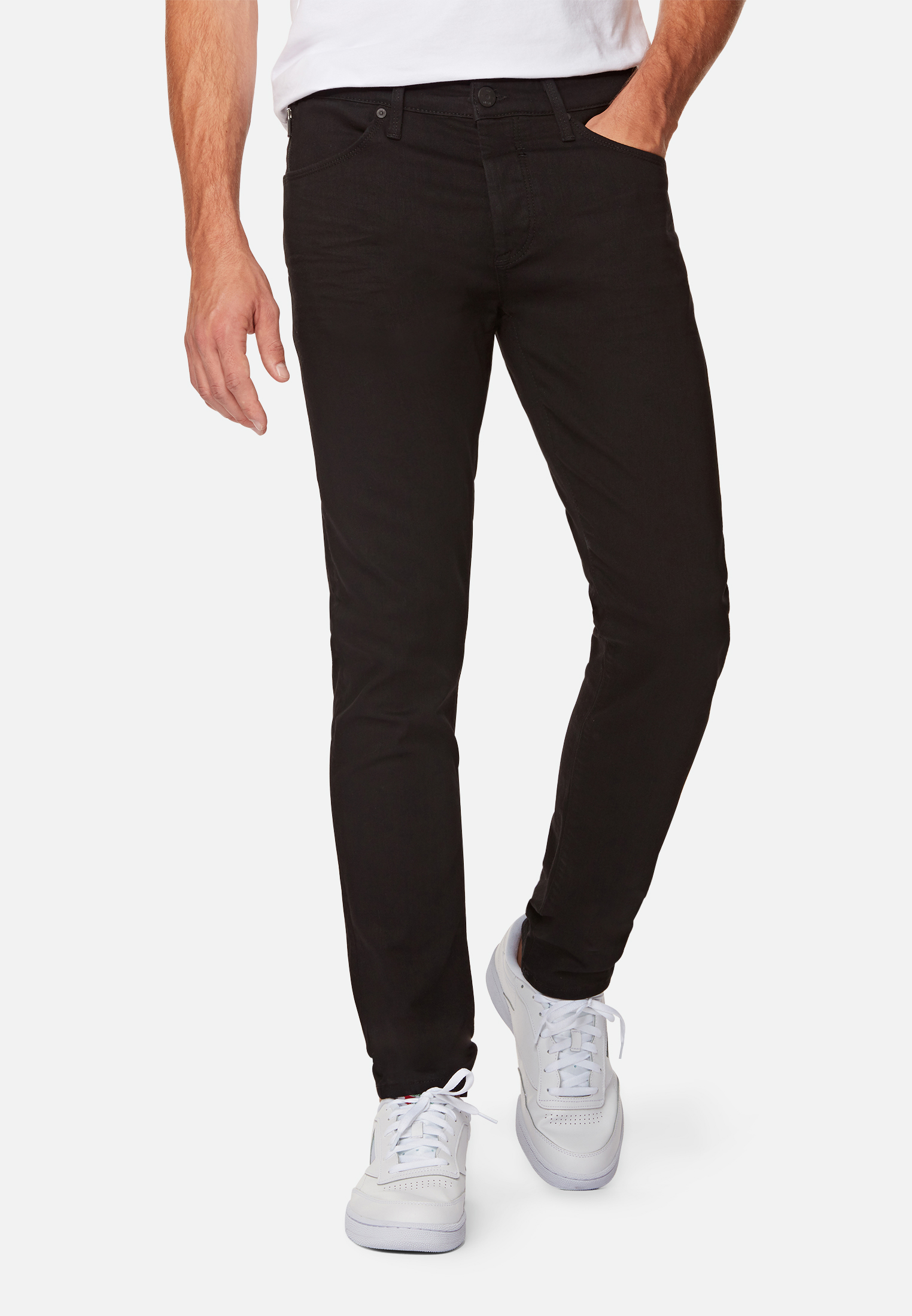 Mavi Jeans YVES | Slim Skinny, black coated Ultra Move 