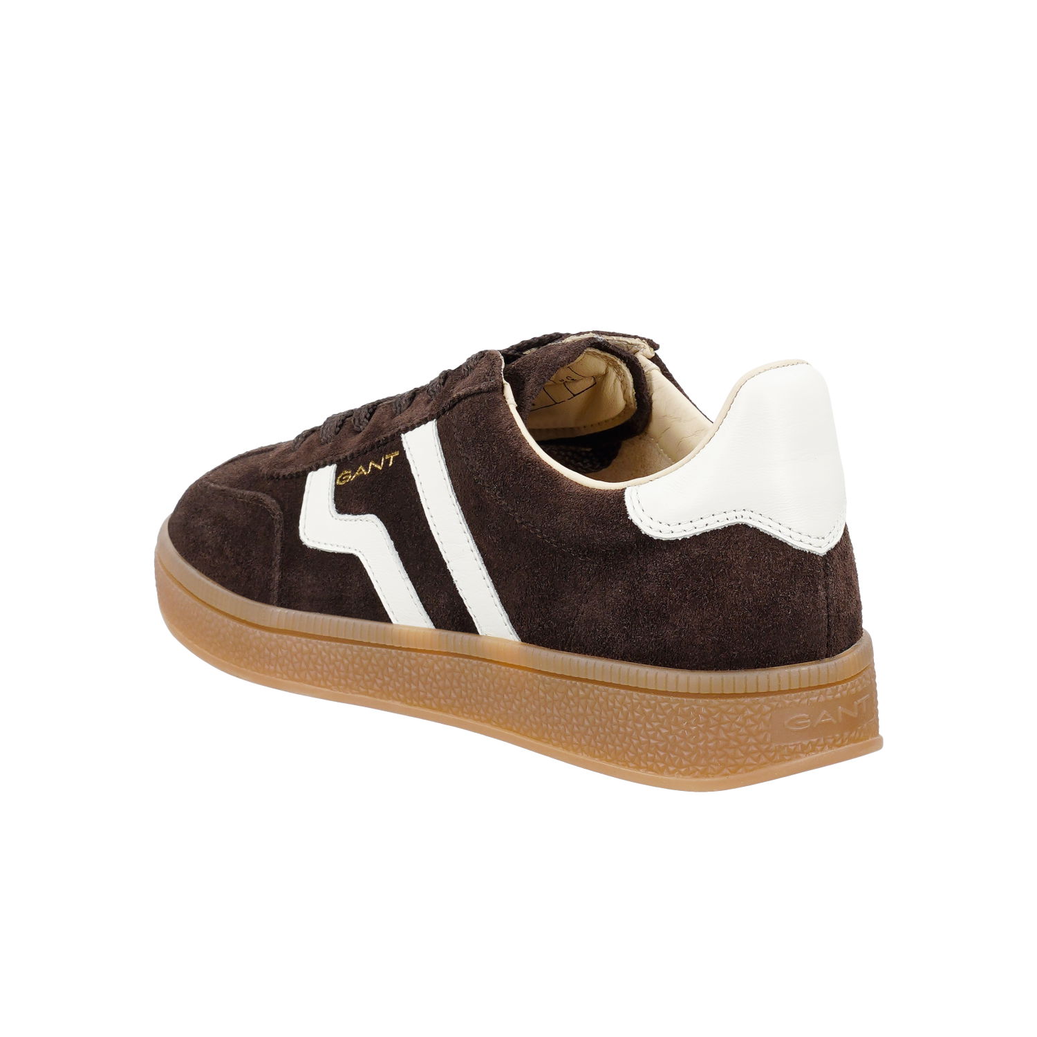 GANT Cuzima Sneaker aus Veloursleder in mole brown / braun