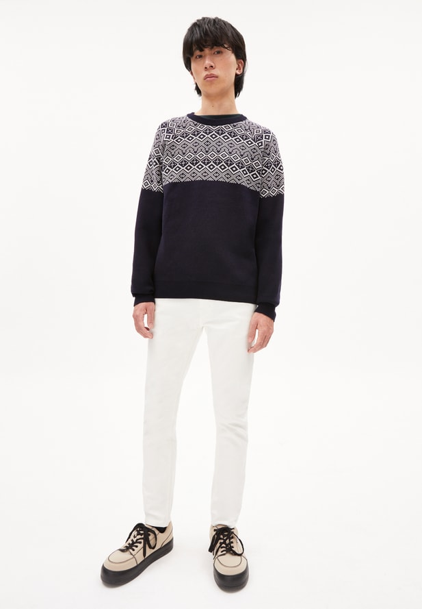 Armedangels NOWAAN Pullover Regular Fit aus Bio-Baumwolle in night sky Armedangels NOWAAN Pullover Regular Fit aus Bio-Baumwolle in night sky