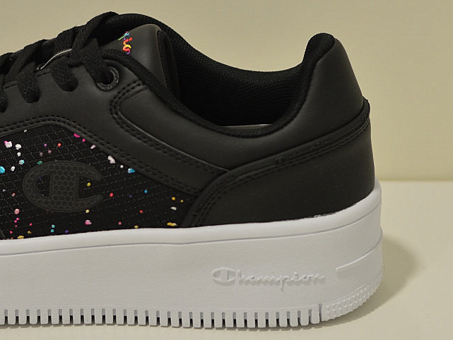 CHAMPION Damen Sneaker REBOUND PLATFORM ABSTRACT LOW in schwarz / multi