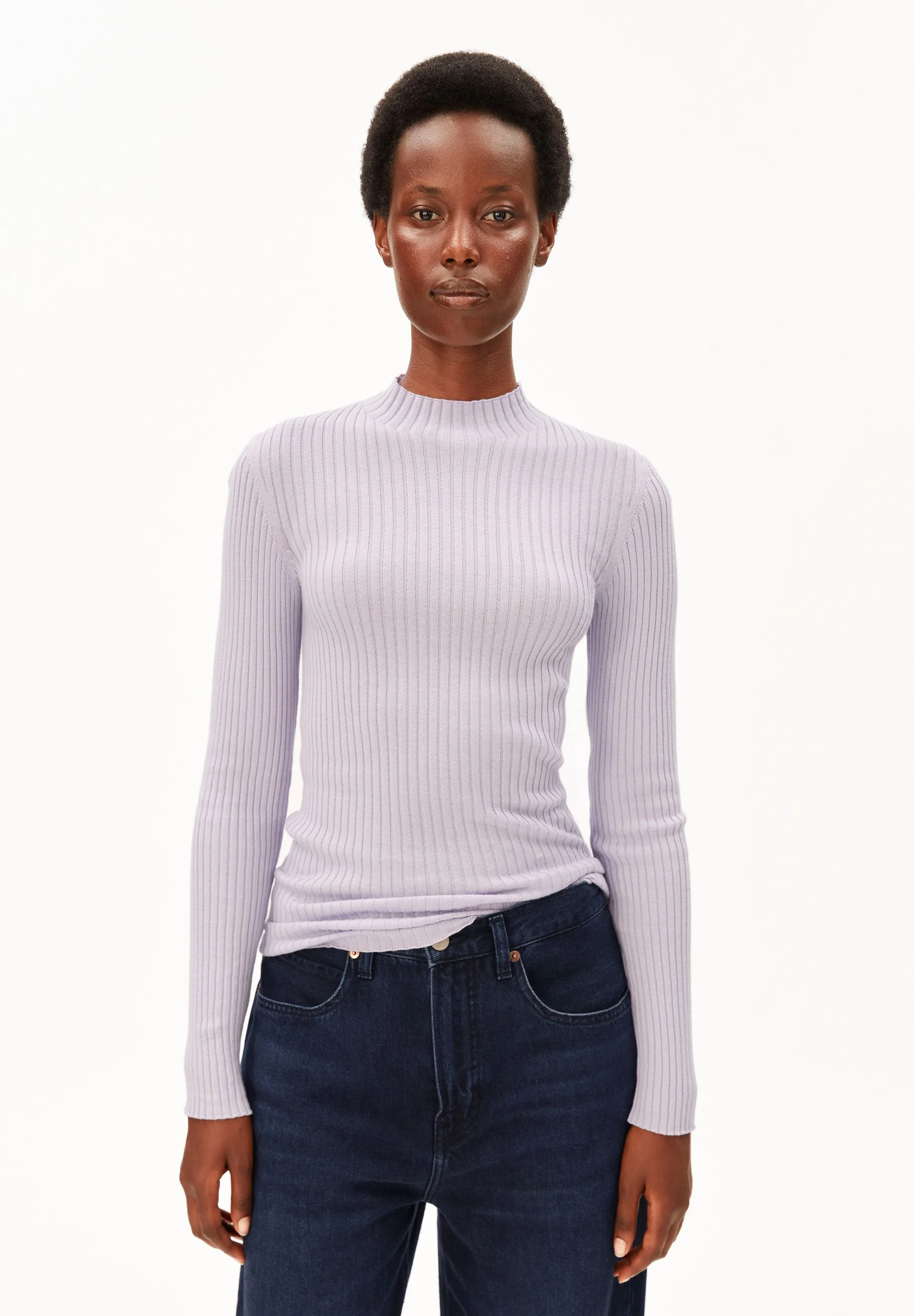 Armedangels ALAANIA Pullover aus 100% Bio-Baumwolle in moonlit lilac