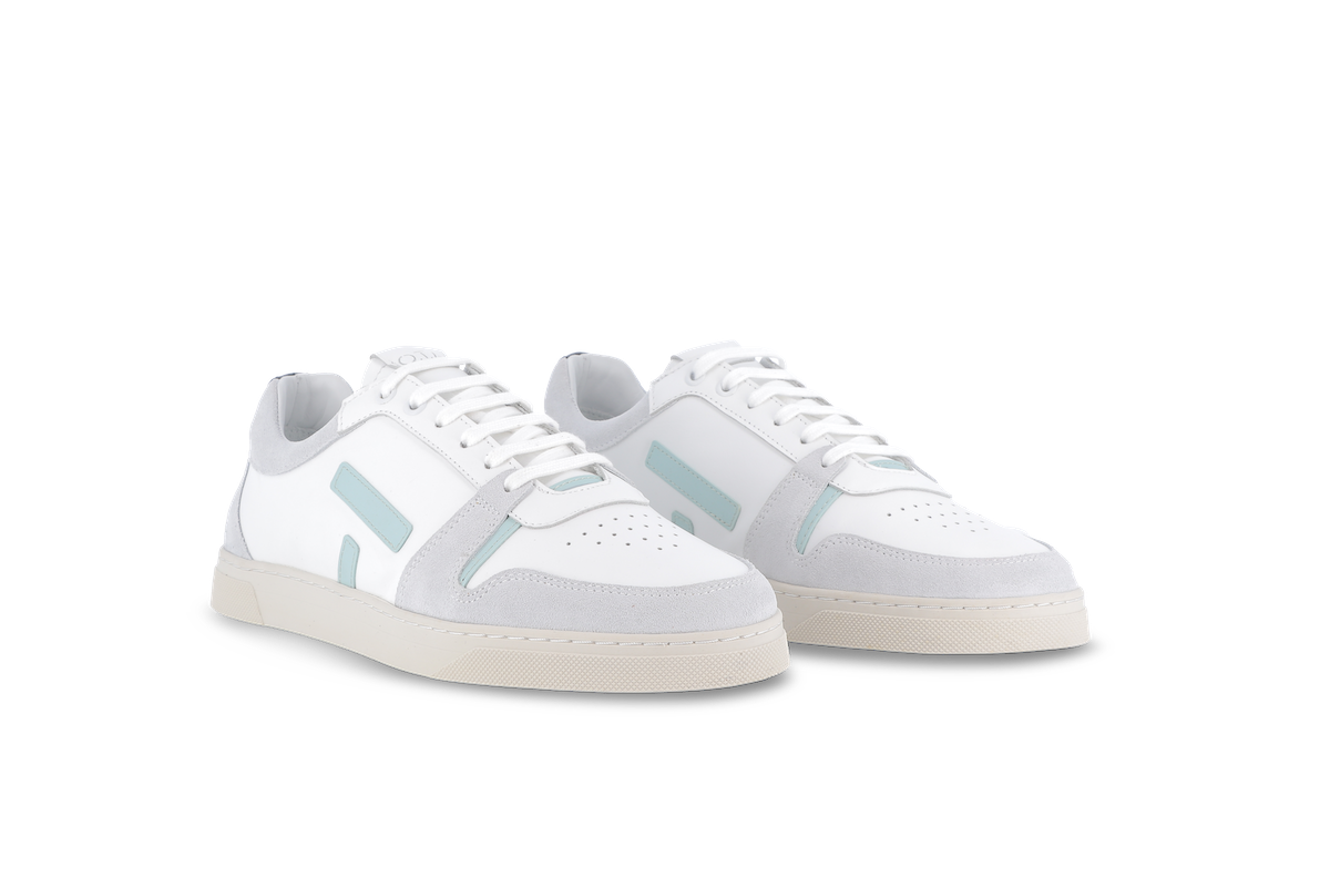O.T.A Paris On The Asphalt Leder Sneaker Sansaho in weiss / menthol O.T.A Paris On The Asphalt Leder Sneaker Sansaho in weiss / menthol