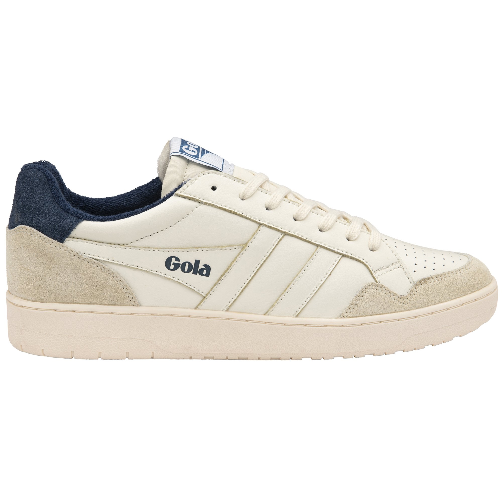 Gola Classics Sneaker Men's Eagle Trainers Off White/Navy/Gray