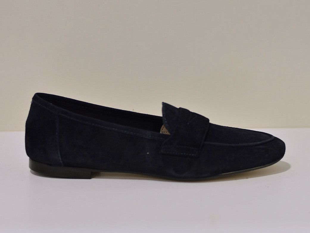 Gianluca Pisati Moccasins / Loafer Abete aus feinstem Wildleder (Gamsleder) in blau