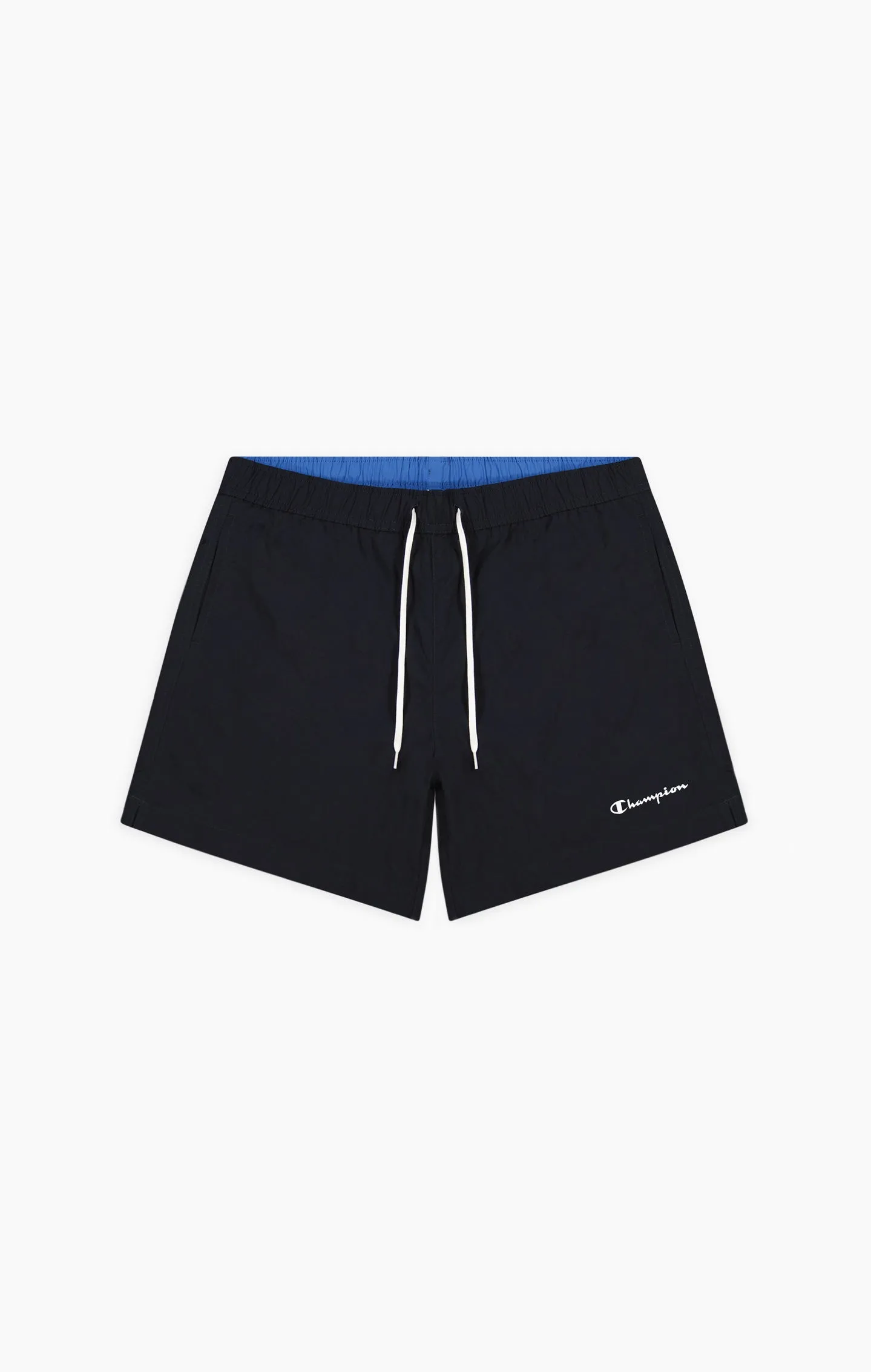 Champion Badeshorts mit Printlogo-Schriftzug in schwarz 