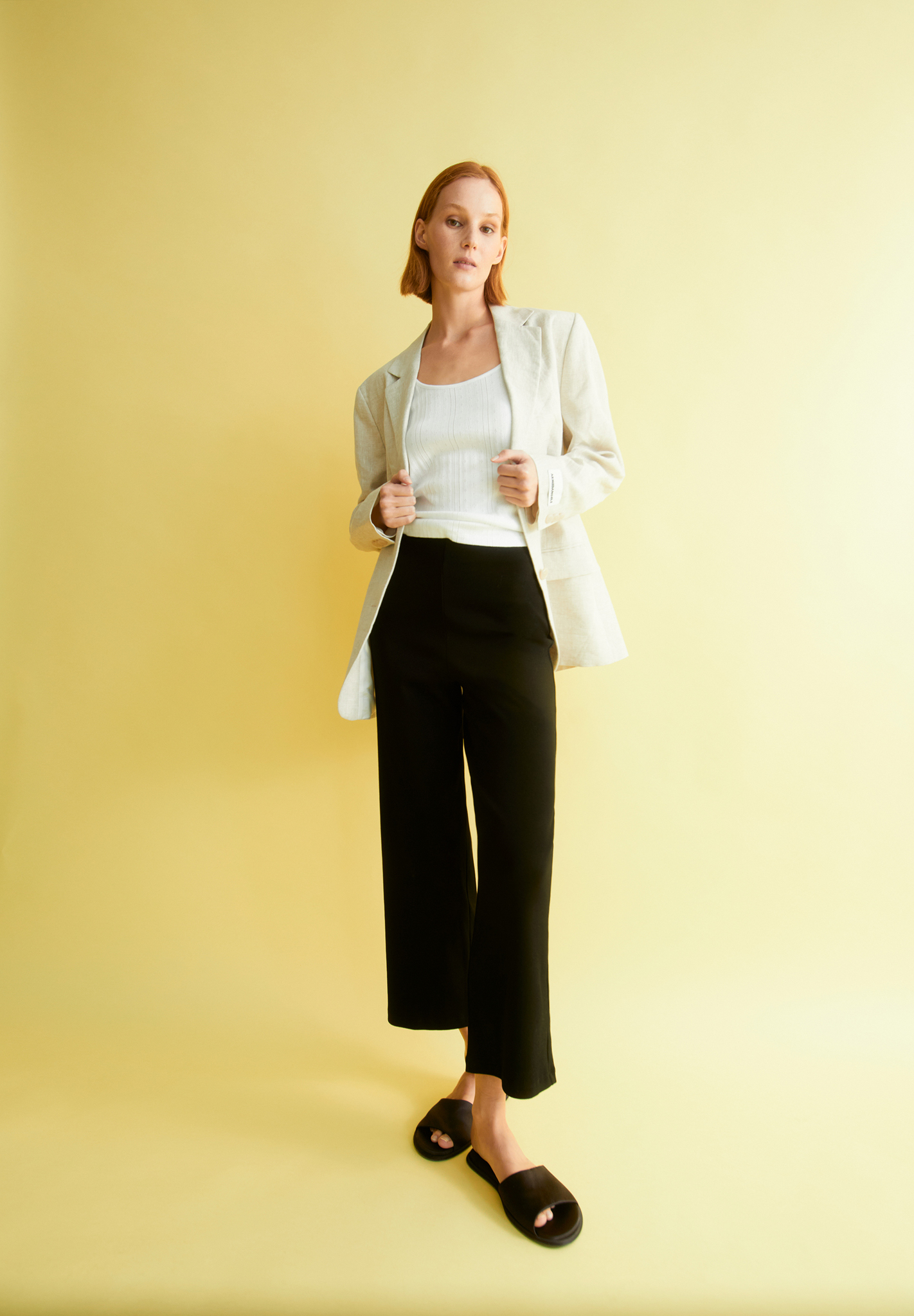 Armedangels NIANAA Ripp-Jerseyhose aus Bio-Baumwoll Mix in schwarz Armedangels NIANAA Ripp-Jerseyhose aus Bio-Baumwoll Mix in schwarz