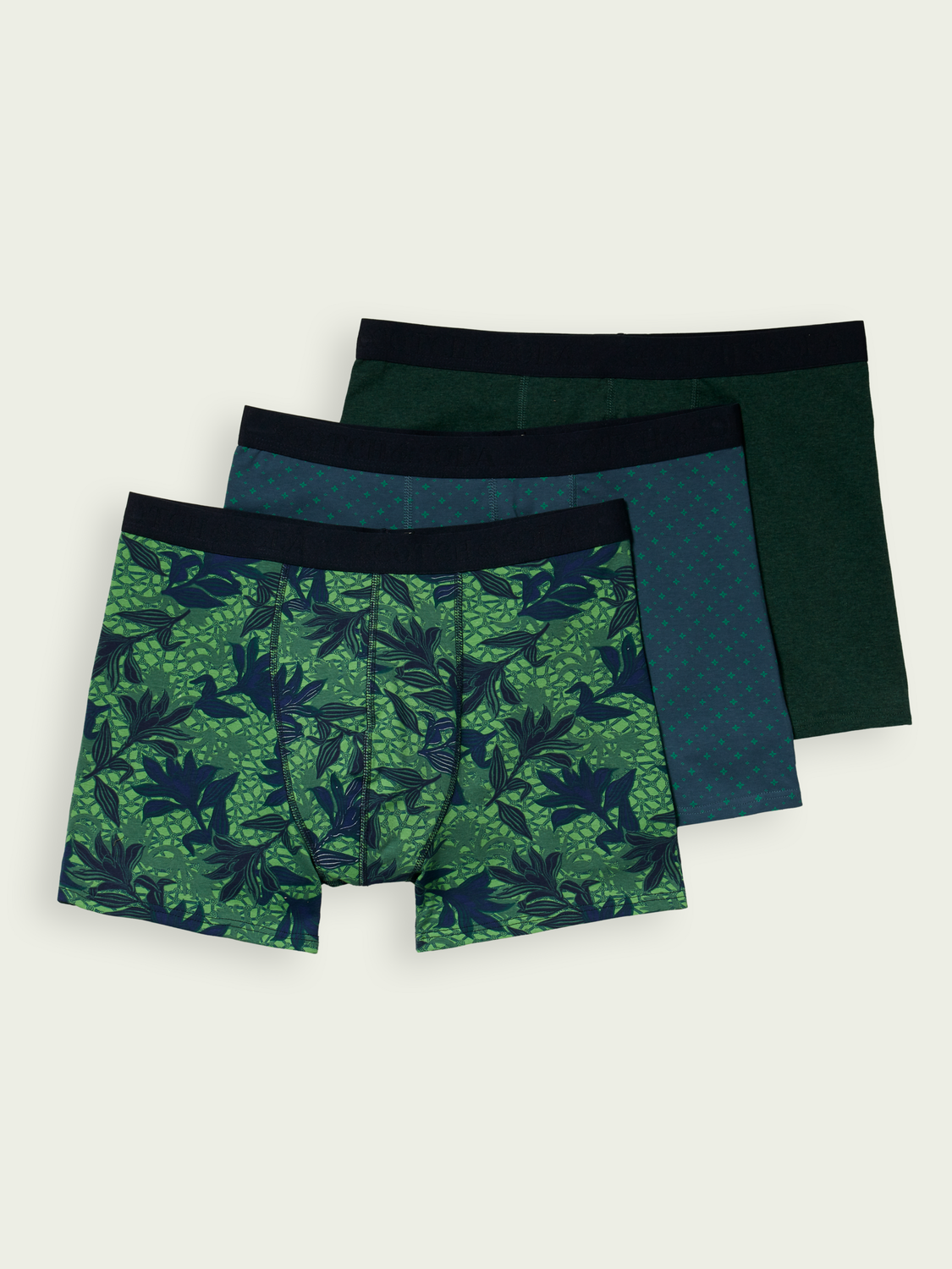 Scotch&Soda Boxershorts im 3er-Pack Combo 0591 verschiedenen Designs