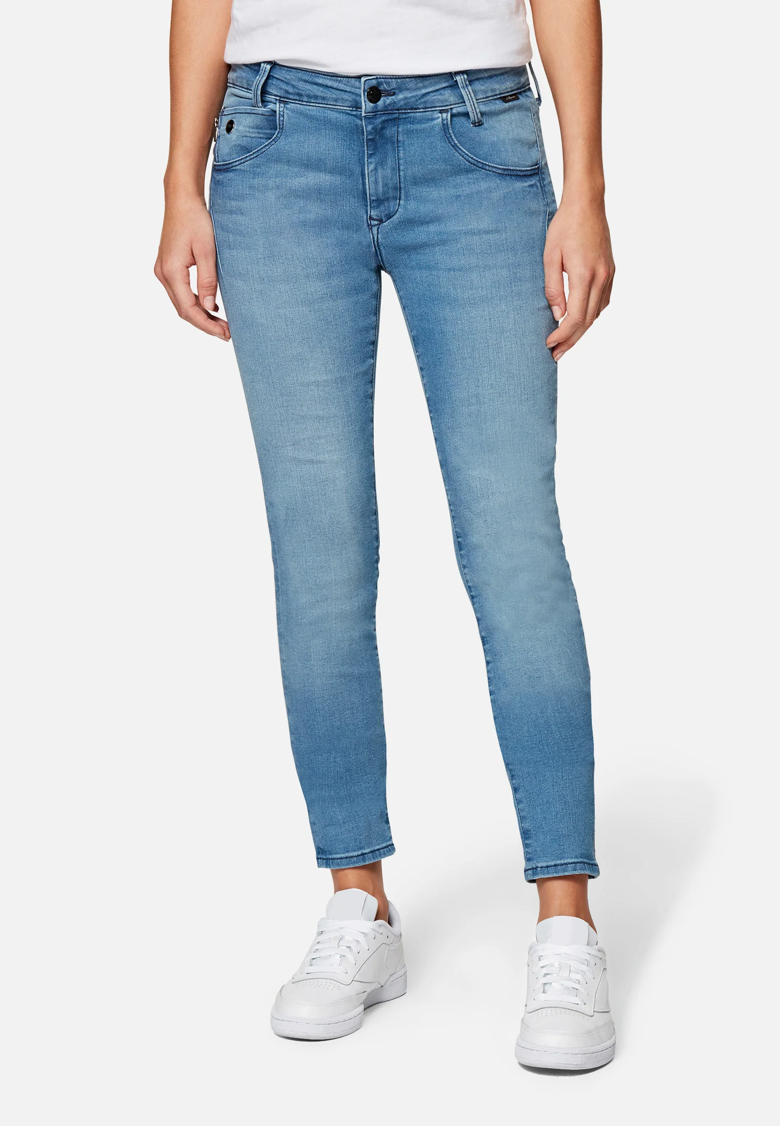 Mavi ADRIANA | Mid Rise, Super Skinny Jeans in LT Glam 