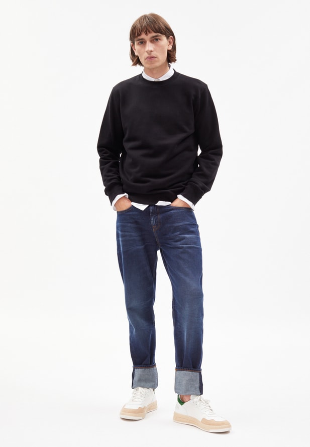 Armedangels MAALTE COMFORT Sweatshirt Regular Fit aus Bio-Baumwolle in schwarz Armedangels MAALTE COMFORT Sweatshirt Regular Fit aus Bio-Baumwolle in schwarz