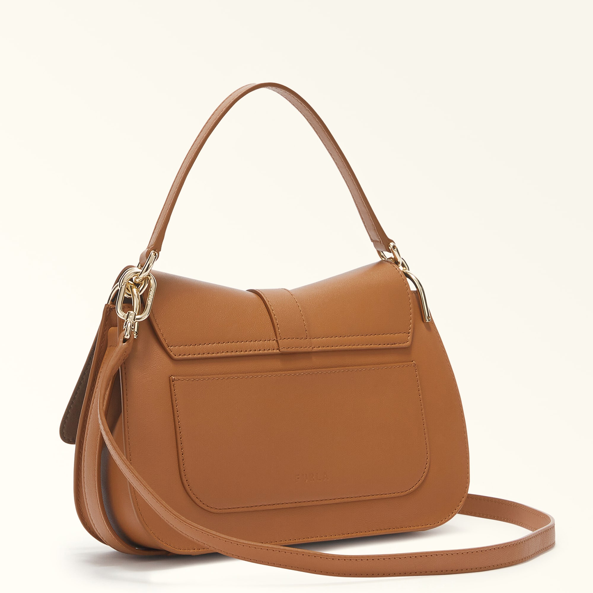Furla Flow Henkeltasche L in BRANDY VITELLO CLARIS LUX Furla Flow Henkeltasche L in BRANDY VITELLO CLARIS LUX