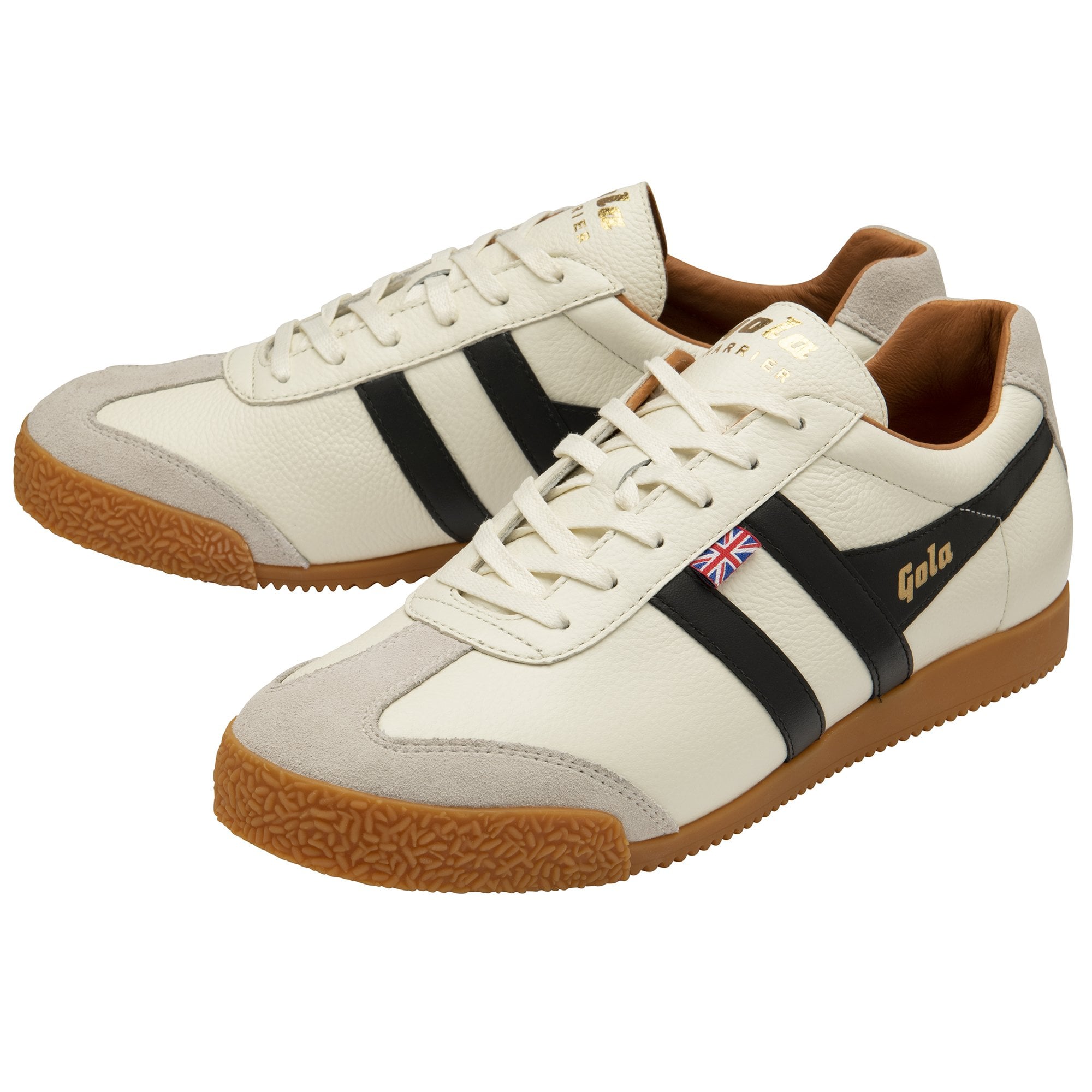 Gola Made in England - 1905 Men's Sneaker Harrier Elite Trainers Off White/Black