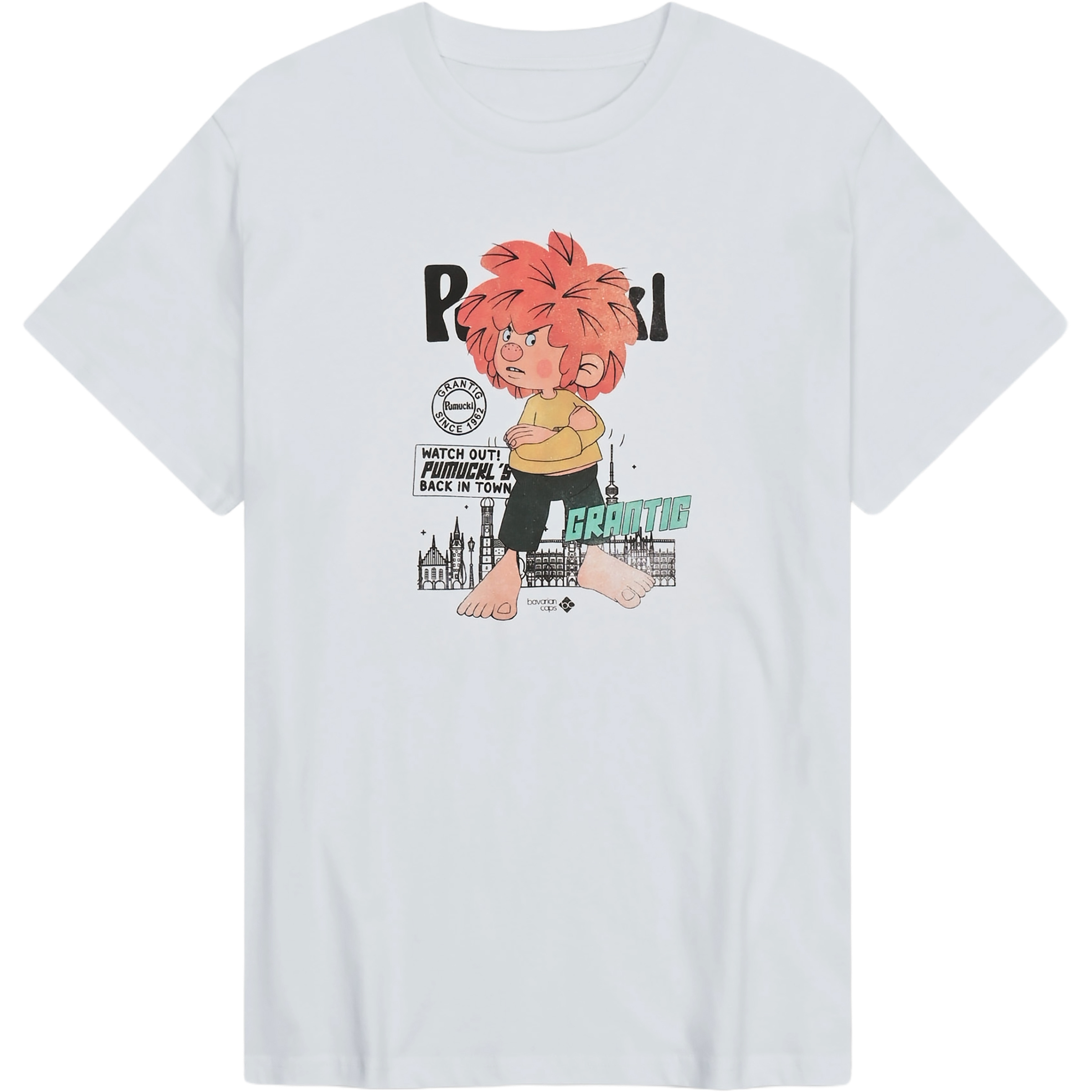 Bavarian Caps T-Shirt "Pumuckl´s back in town" - weiß Produktnr.: HT72