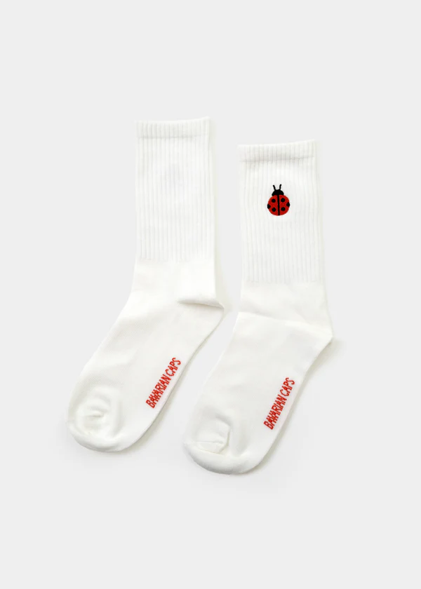 Bavarian Caps - A130-1 Sportsocken für Frauen Marienkäfer 36-40