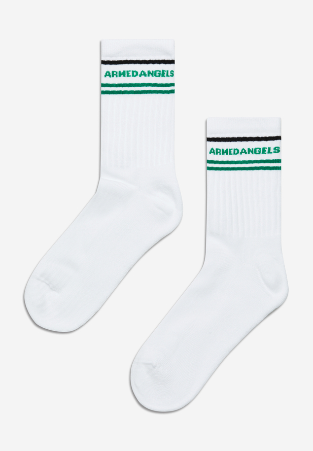 Armedangels  SAAMU ARMEDANGELS Socken Regular Fit aus Bio-Baumwoll Mix in white