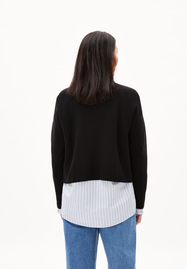 Armedangels MERINAA LINKS LINKS Pullover Loose Fit aus Bio-Baumwolle Armedangels MERINAA LINKS LINKS Pullover Loose Fit aus Bio-Baumwolle