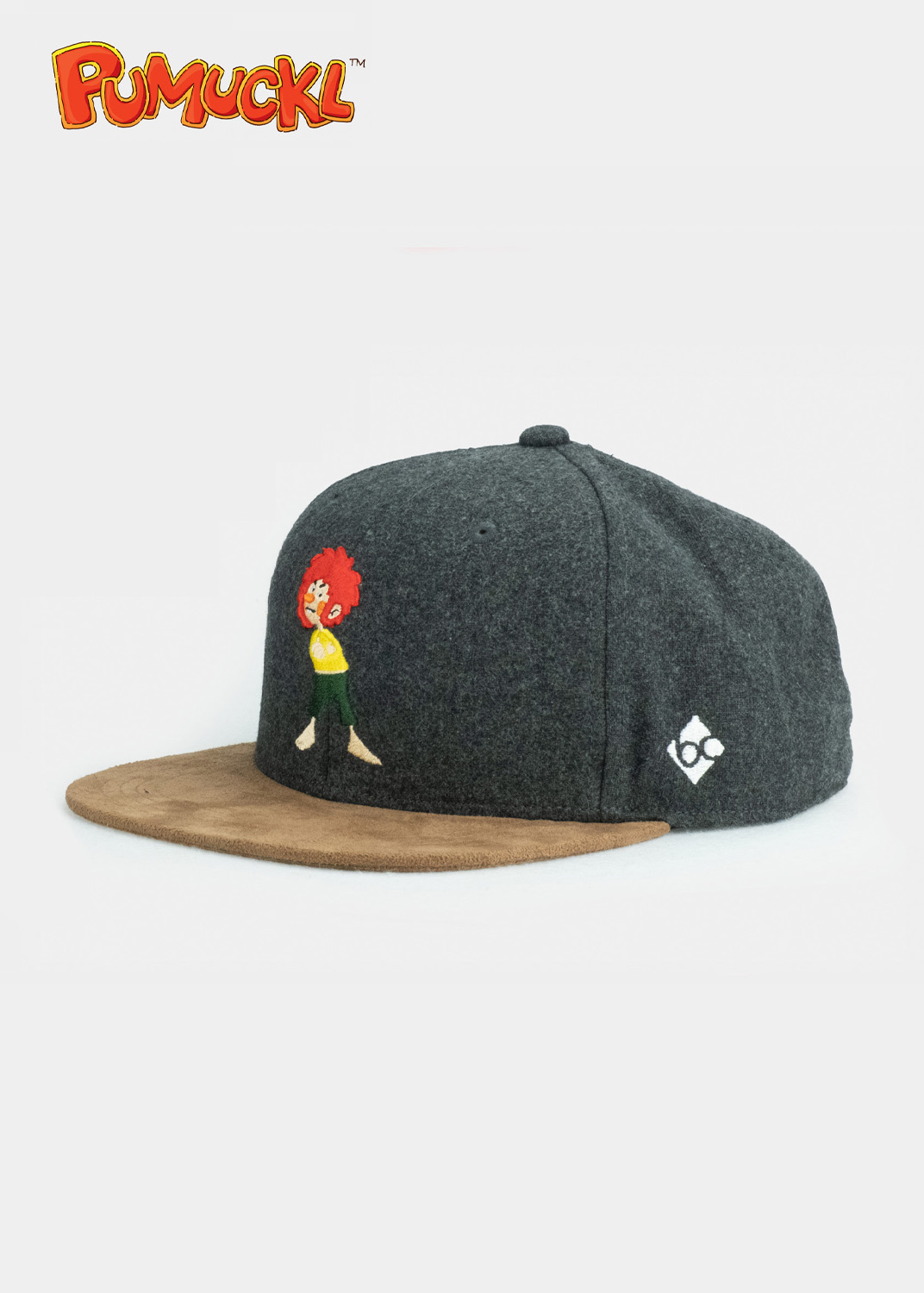 bavarian caps "Grantig by nature" - dunkelgrau (Snapback) CX75