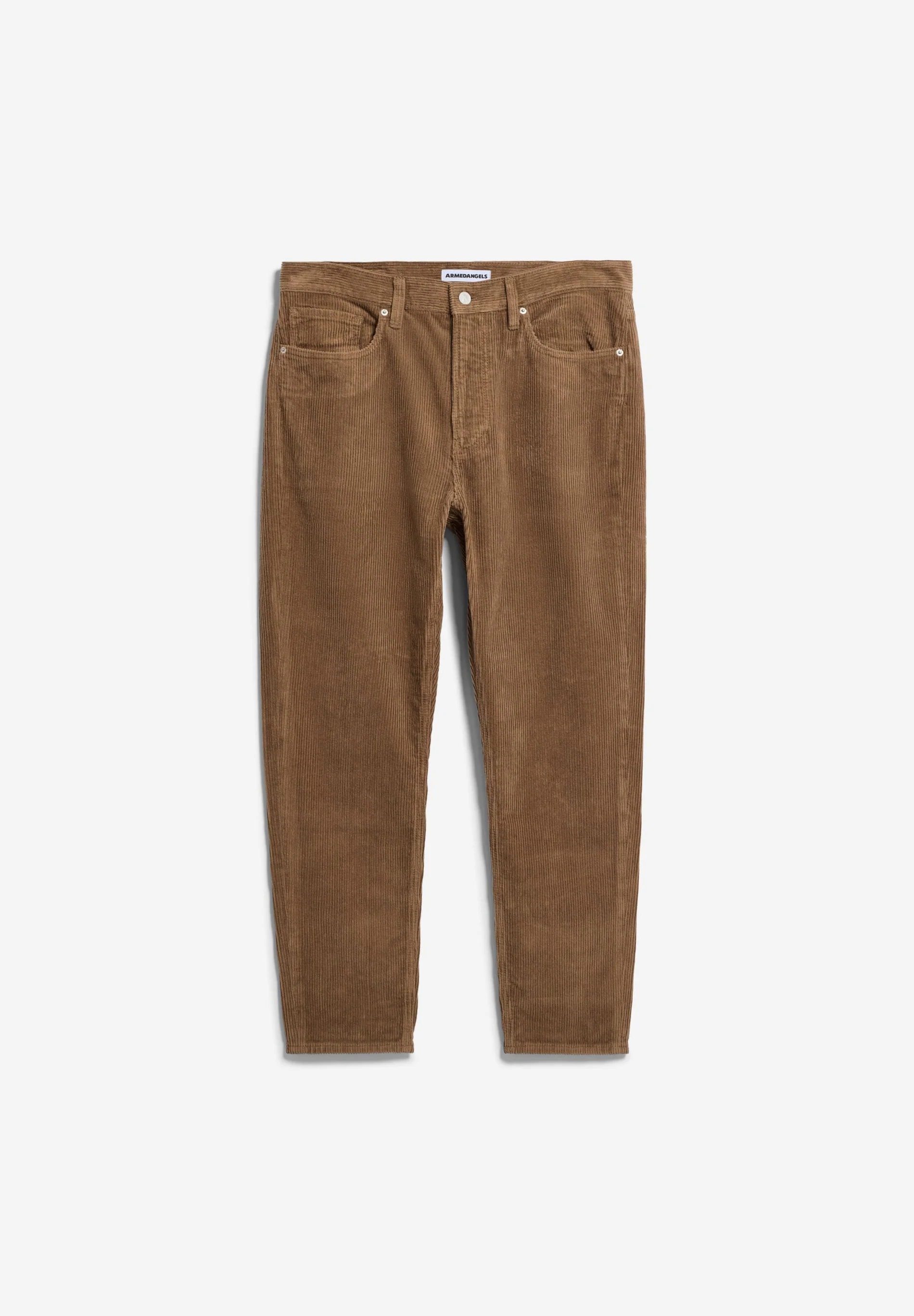 Armedangels MAAKX CORDHOSE aus 100% Bio-Baumwolle in amberwood