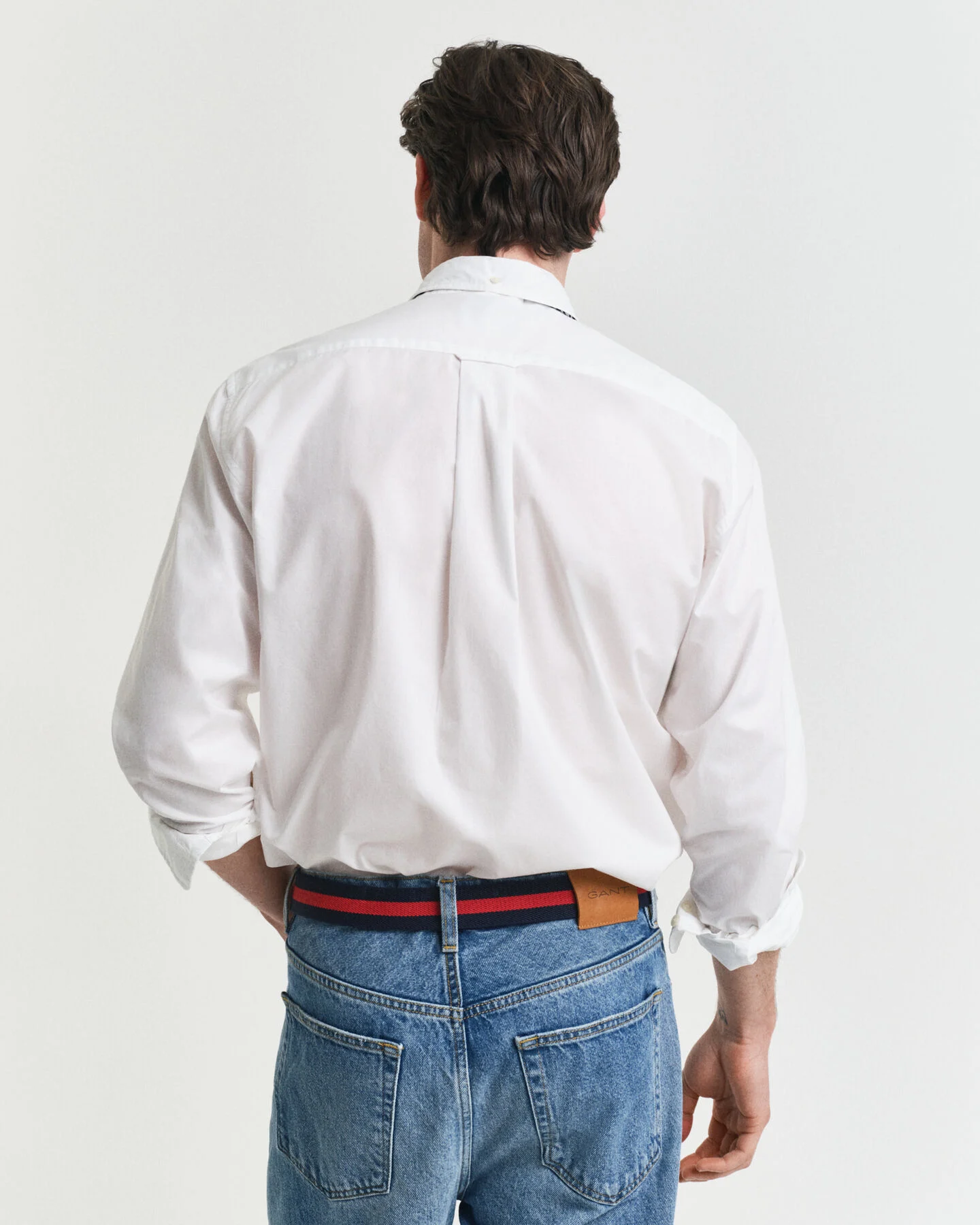 Gant Regular Fit Classic Popeline Hemd aus Baumwoll in weiß Gant Regular Fit Classic Popeline Hemd aus Baumwoll in weiß