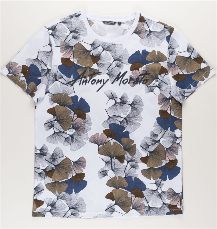 antony Morato SLIM-FIT-T-SHIRT AUS 100 % BAUMWOLLE MIT URBAN DESERT FULL PRINT