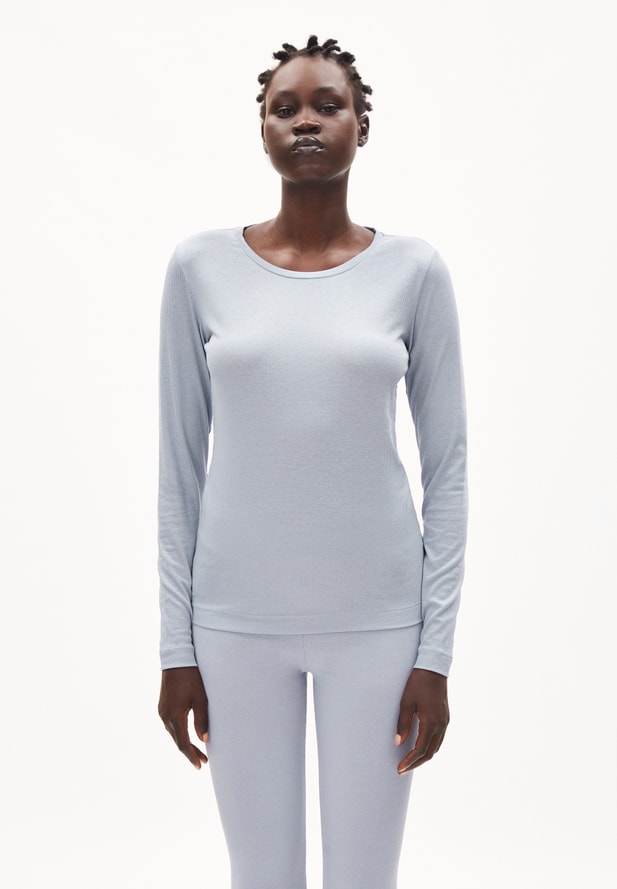 Armedangels JAALE Longsleeve aus TENCEL™ Lyocell Mix in daydream 