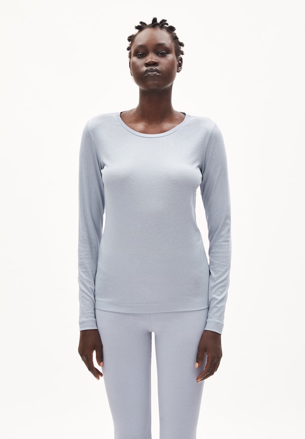 Armedangels JAALEAA Longsleeve aus TENCEL™ Lyocell Mix in daydream 