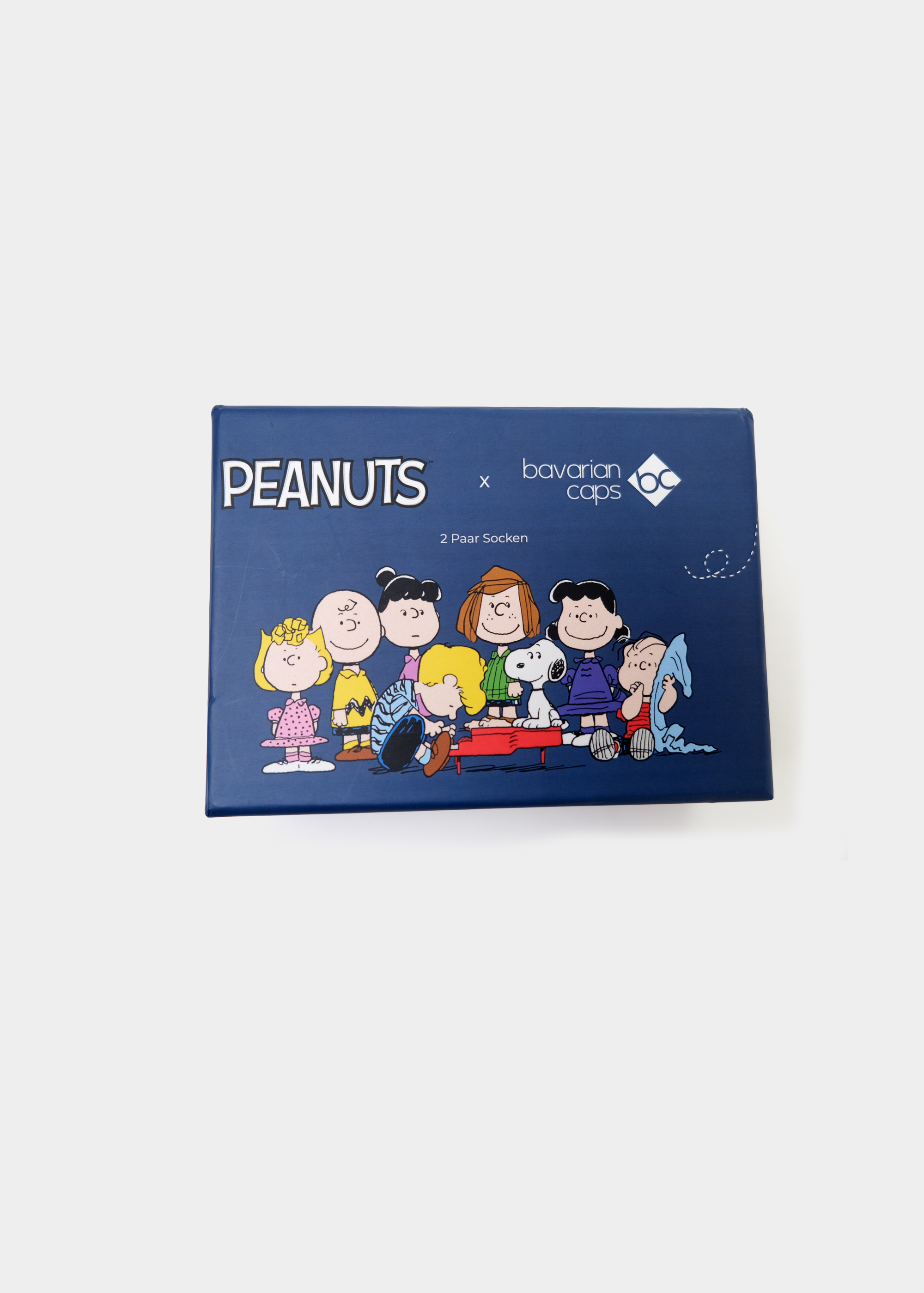 Bavarian Caps 2er Sockenbox "Peanuts" Snoopy / Woodstock und co