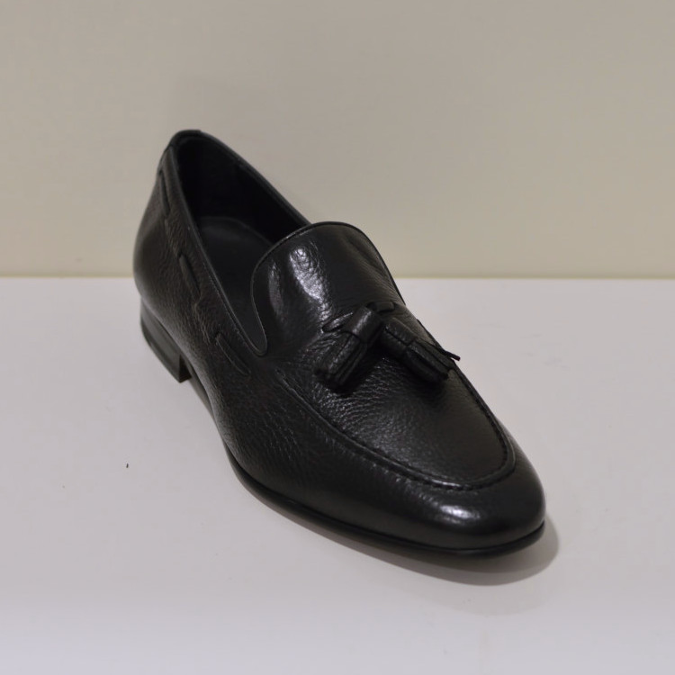 Berwick 1707 Tassel Loafer aus echtem Hirschleder in mit genähter Ledersohle / Mokassin