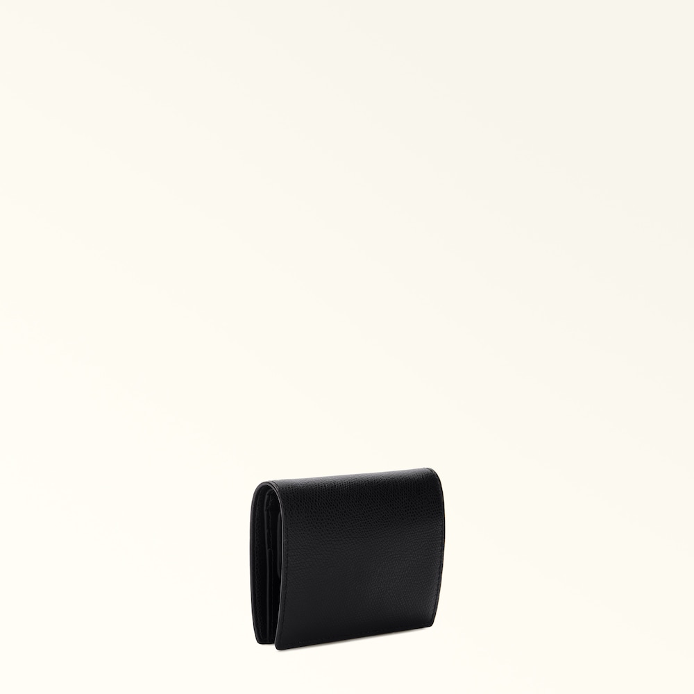 Furla Camelia Kompaktes Portemonnaie S / kleine GEldbörse in schwarz 