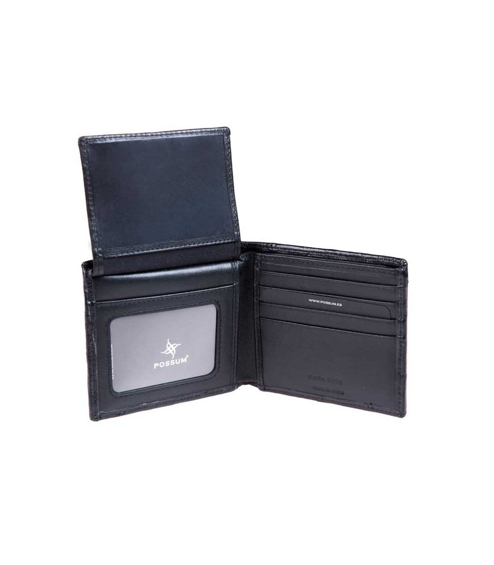 Possum Geldbörse aus feinstem Straußenleder American double Card Holder Possum Geldbörse aus feinstem Straußenleder American double Card Holder