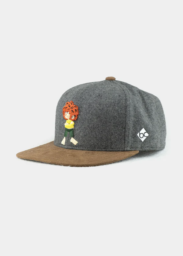 Bavarian Caps - CX263 Pumuckl Cap "Grantig by nature" - dunkelgrau (Snapback), v2