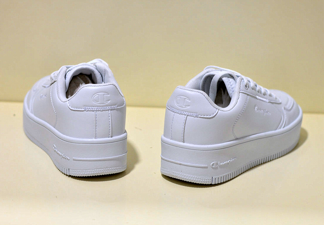 CHAMPION Damen Sneaker RD18 REBOUND PLATFORM ABSTRACT LOW in weiß 