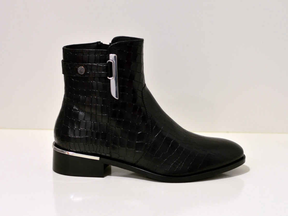 Copenhagen Shoes Allisa - Stiefelette - Crocco black