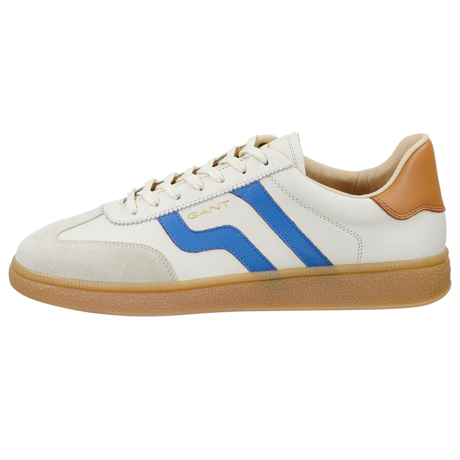 GANT Gant Cuzmo Herren Sneaker aus Veloursleder in off white / blue 2026