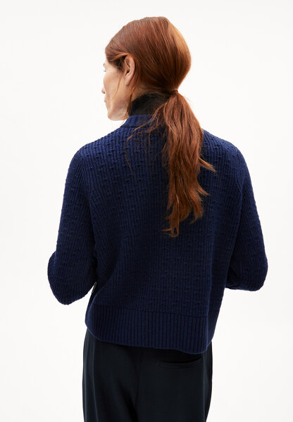 Armedangels  FABIOLAA Pullover Regular Fit aus Bio-Woll Mix in deep sea blue