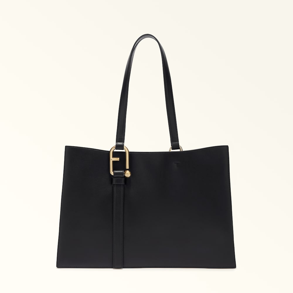 Furla Nuvola Tote-bag M /Tasche aus Kalbsleder in schwarz Furla Nuvola Tote-bag M /Tasche aus Kalbsleder in schwarz
