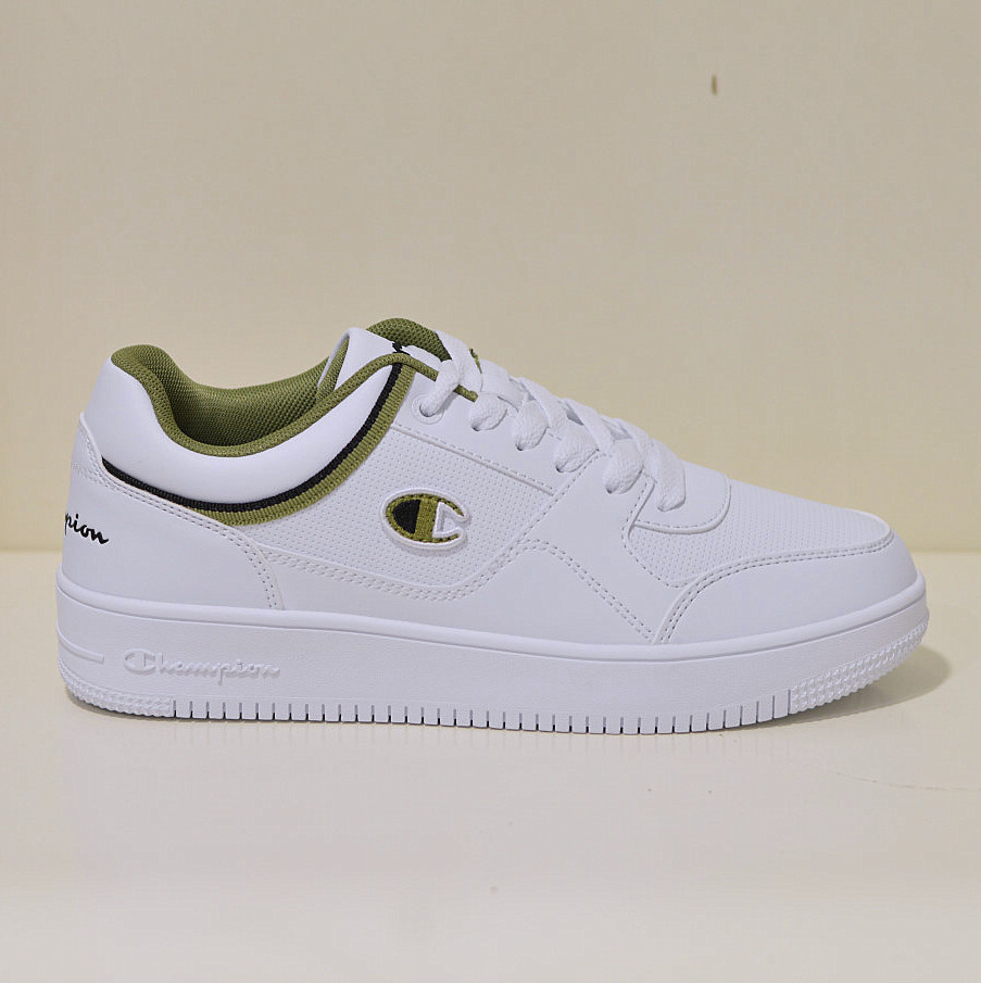 Champion RD18 Low S Low Cut Sneakers für Herren in weiß / grün Rebound