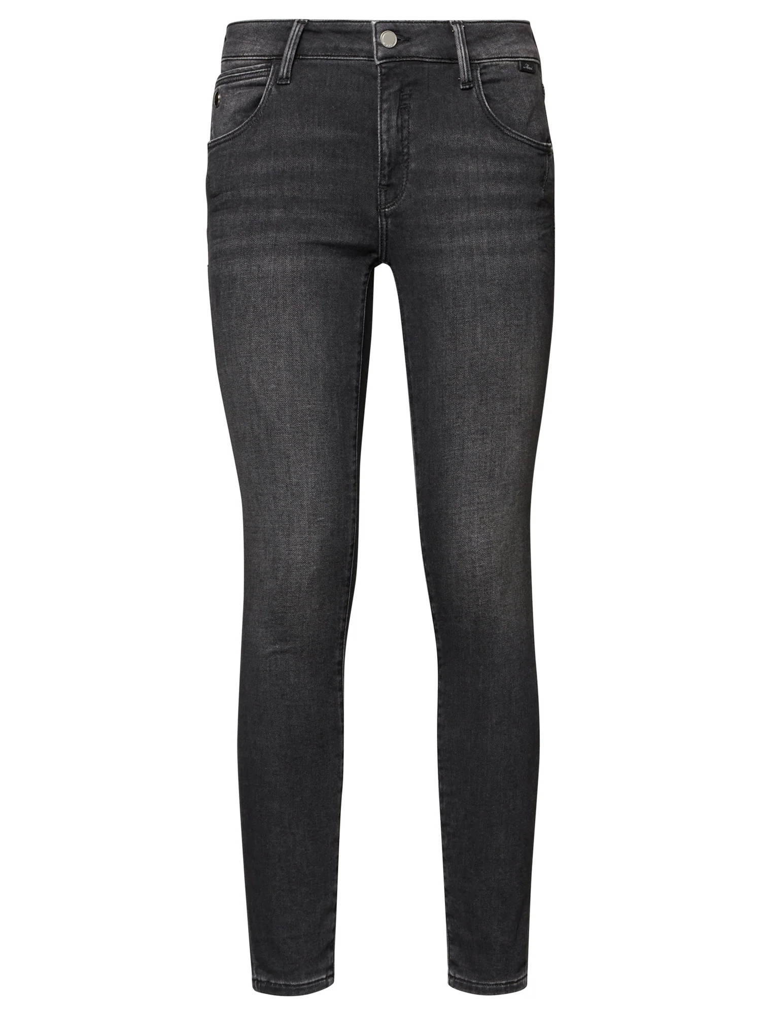 Mavi ADRIANA | Mid-Rise, Super Skinny Jeans in dark smoke sporty