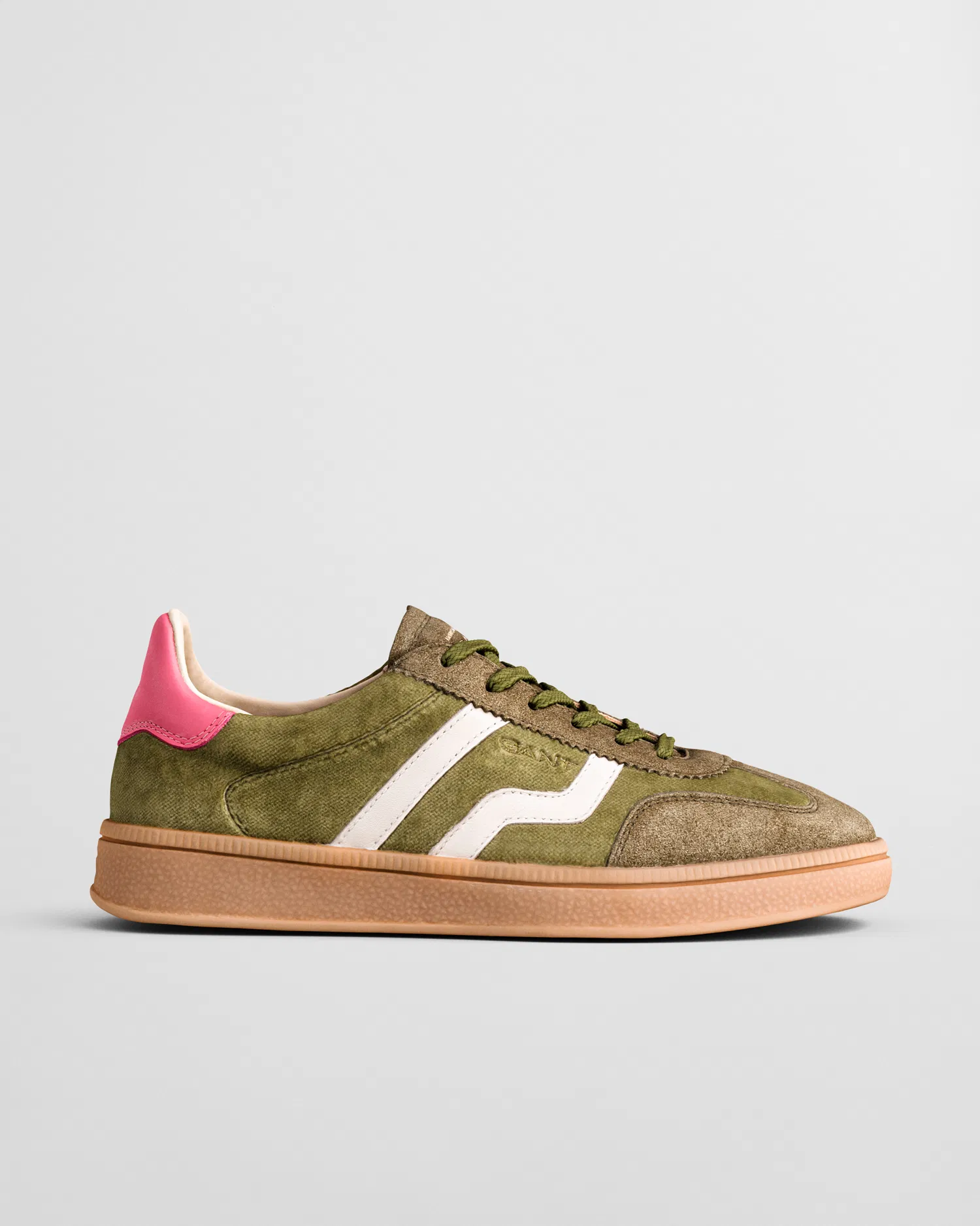GANT Cuzima Sneaker Veloursleder und Samt / Velbet in dark Olive