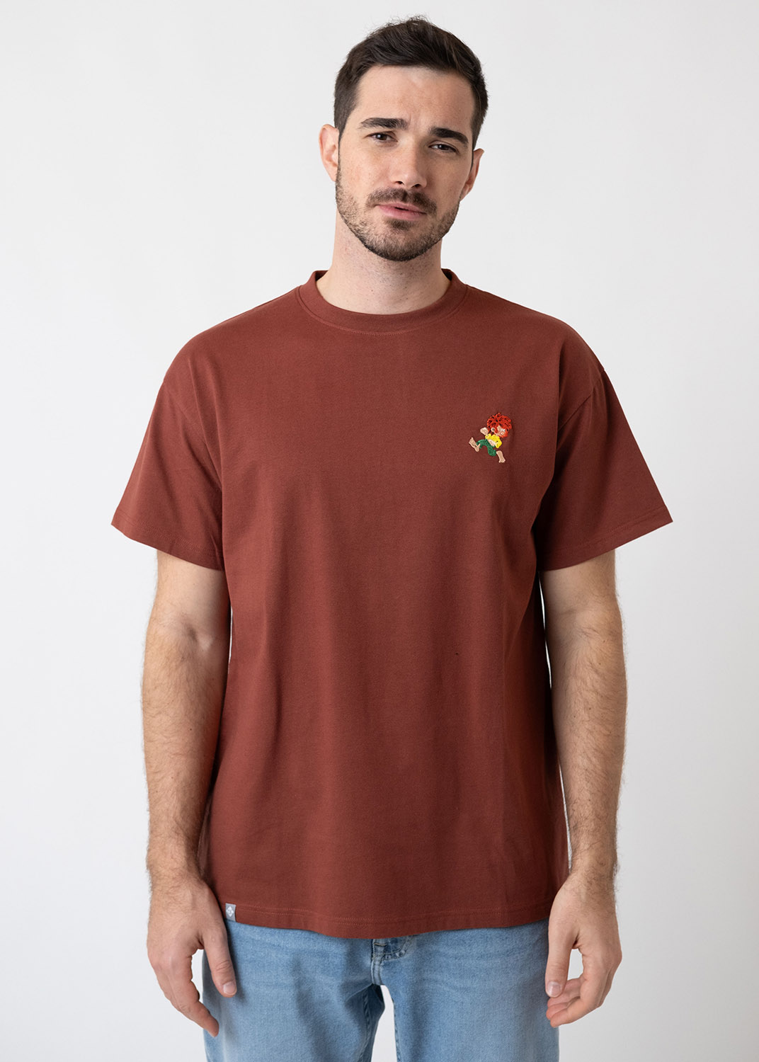 Bavarian Caps T-Shirt Pumuckl "Grantig by nature" - dunkelrot, v2 Unisex Bavarian Caps T-Shirt Pumuckl "Grantig by nature" - dunkelrot, v2 Unisex