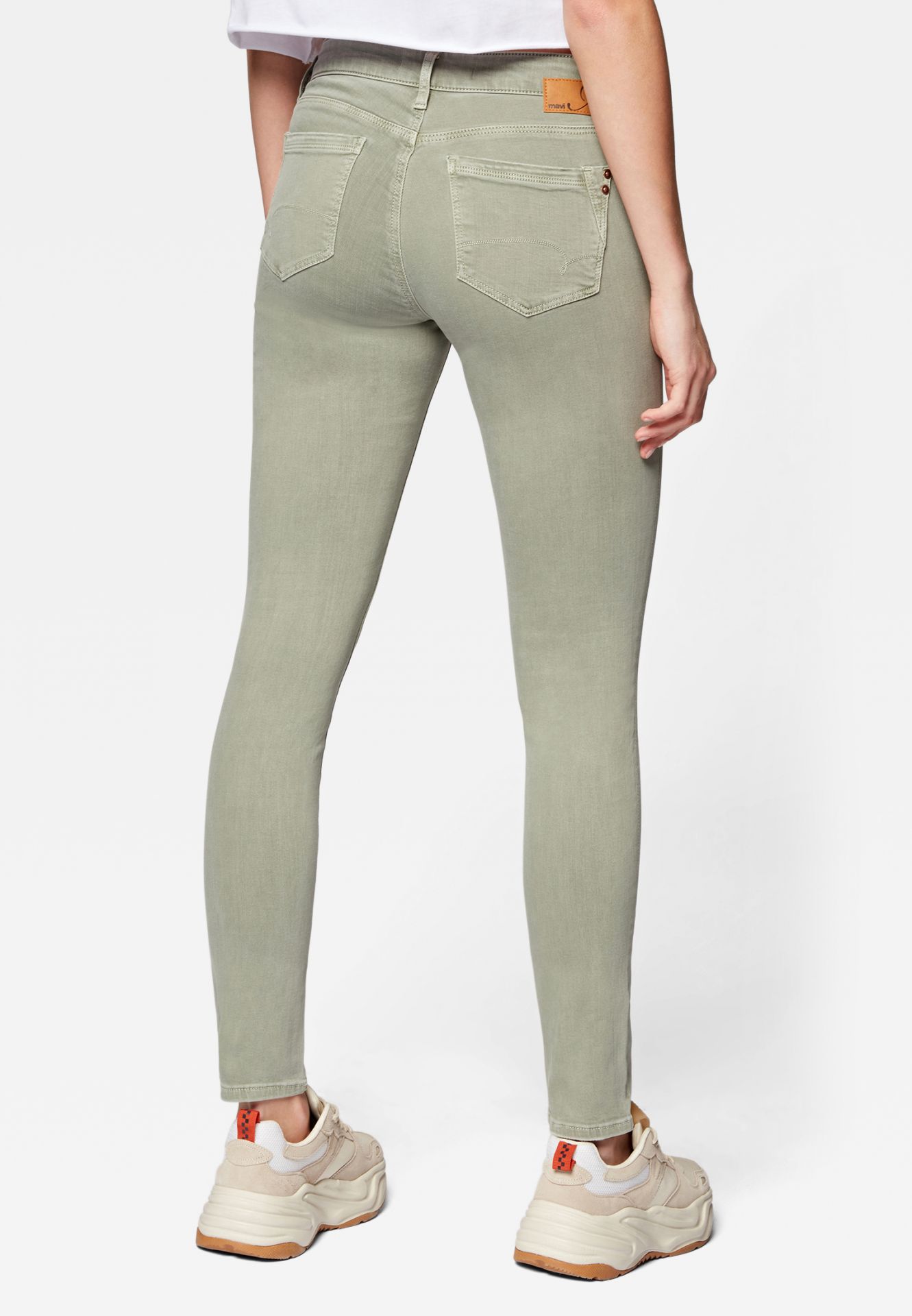 Mavi ADRIANA | Mid-Rise, Super Skinny in Covert Green Mavi ADRIANA | Mid-Rise, Super Skinny in Covert Green
