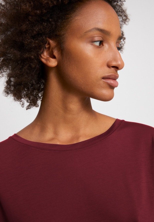 Armedangels JILAA T-Shirt aus TENCEL™ Lyocell Mix ruby red Armedangels JILAA T-Shirt aus TENCEL™ Lyocell Mix ruby red