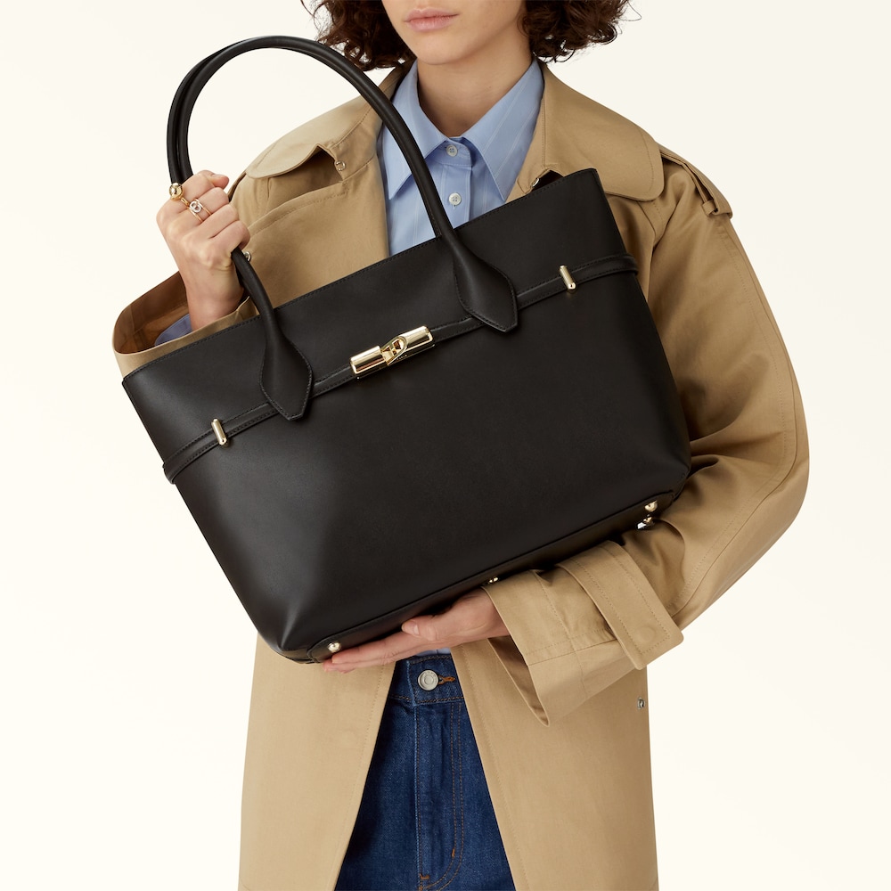 Furla Goccia Tote-bag L große Tasche in schwarz 