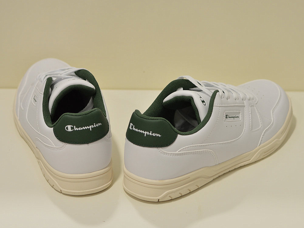 Champion Tennis Clay 86 Sneaker in  White / Green