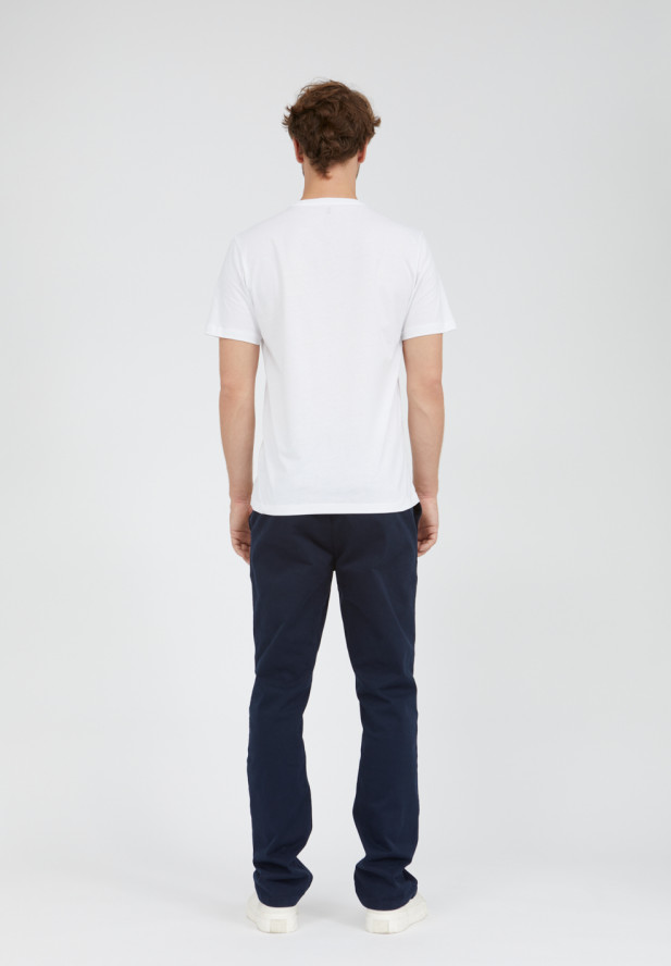 Armedangels JAAMES MANY MOUNTAINS T-Shirt aus 100% Bio-Baumwolle weiss Armedangels JAAMES MANY MOUNTAINS T-Shirt aus 100% Bio-Baumwolle weiss